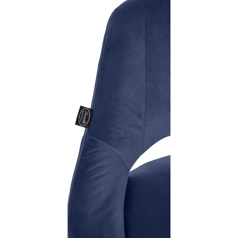 Säädettävä baarijakkara Milet samettipäällysteellä ja jalkatuella