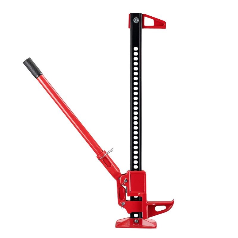 Offroad-nosturi 3000 kg, nostoväli 12,2–76 cm, punainen, teräs