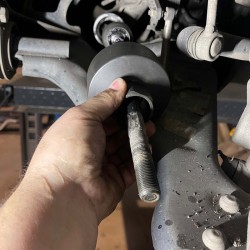 Raidepään vaihtosarja 30–45 mm, 3 vaihtopäätä, punainen muovikotelo