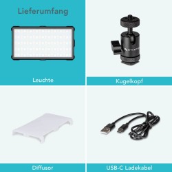 Instarter Spectar RGB M Pocket LED 0 7 videovalo 10 W Bi Color magneettikiinnitys diffuusori