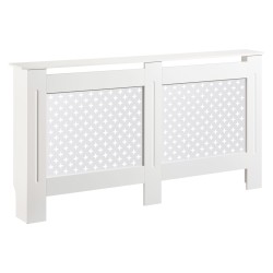 Toboli patterinsuojus valkoinen 152 x 19 x 82 cm MDF ja teräs