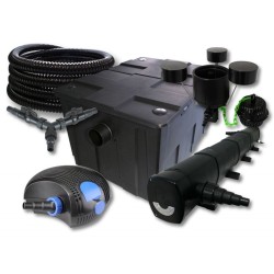 SunSun lampisuodatinsetti: CBF-550 60000 l, CTF-12000 pumppu 12000 l/h, CUV-272 UV-selkeistin 72 W, skimmeri