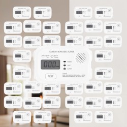 Hiilimonoksidihälytin digitaalisella näytöllä, 40 kpl