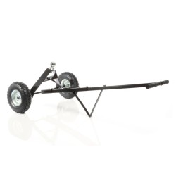 Asuntovaunun siirtokärry 270 kg 110 x 72 x 30 cm musta ilmatäytetyt kumirenkaat