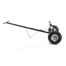 Asuntovaunun siirtokärry 270 kg, 110 x 72 x 30 cm, musta, ilmatäytetyt kumirenkaat