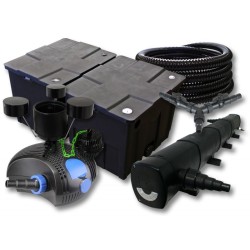 SunSun lampisuodatinsetti CBF 350B 60000 l CTF 12000 pumppu 12000 l h CUV 272 UVC 72 W CSP 250 skimmer