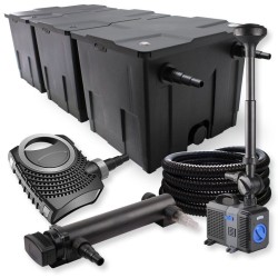 SunSun lampisetti: CBF-350C suodatin 90000 l, CTF-8000 pumppu 8000 l/h, CUV-324 kirkastin 24 W, CTP-2803