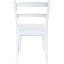 Tiffany-tuoli pinottava muovinen ulkokäyttöön sopiva moderni