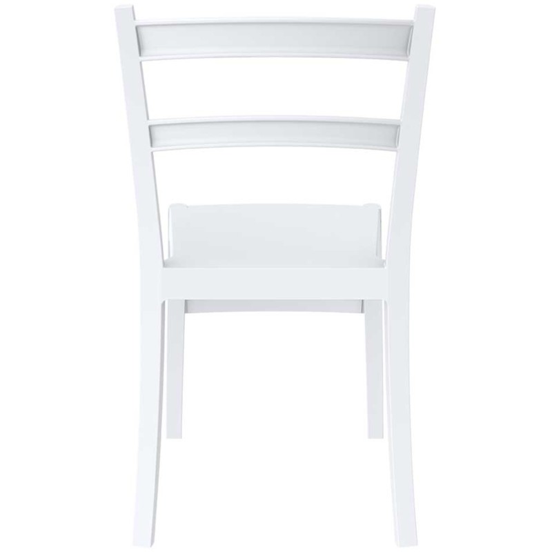 Tiffany-tuoli pinottava muovinen ulkokäyttöön sopiva moderni