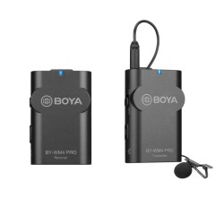 Walimex pro Boya WM4 Pro K 1 langaton lavalier mikrofonisetti 60 m 3 5 mm 120 cm kaapeli kuljetuscase