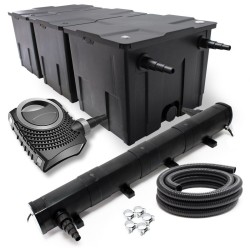 SunSun lampisuodatinsetti CBF 350C 90000 l NEO 12000 pumppu 12000 l h CUV 272 UV selkeytin 72W 10m letku 38mm