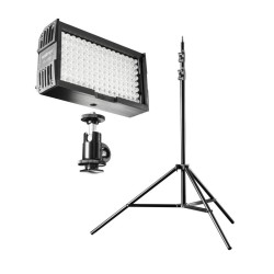 Walimex pro Valaistussetti 128 LED jalusta 260 cm DSLR kameroille 20372