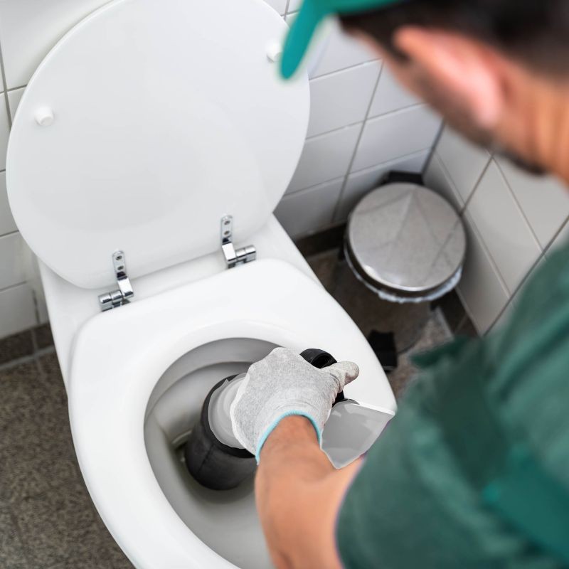 Korkeapainepumppu viemärin puhdistukseen, valkoinen, 3 adapteria