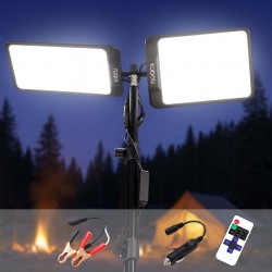 V3 LED-valonheitin 55 W 11000 lm 12 V, teleskooppivarsi ja kolmijalka