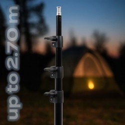 V3 LED-valonheitin 55 W 11000 lm 12 V, teleskooppivarsi ja kolmijalka