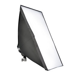Walimex pro Daylight 1000 studiovalaistussetti softbox 50 x 70 cm 4x LED 35 W ja diffuusori