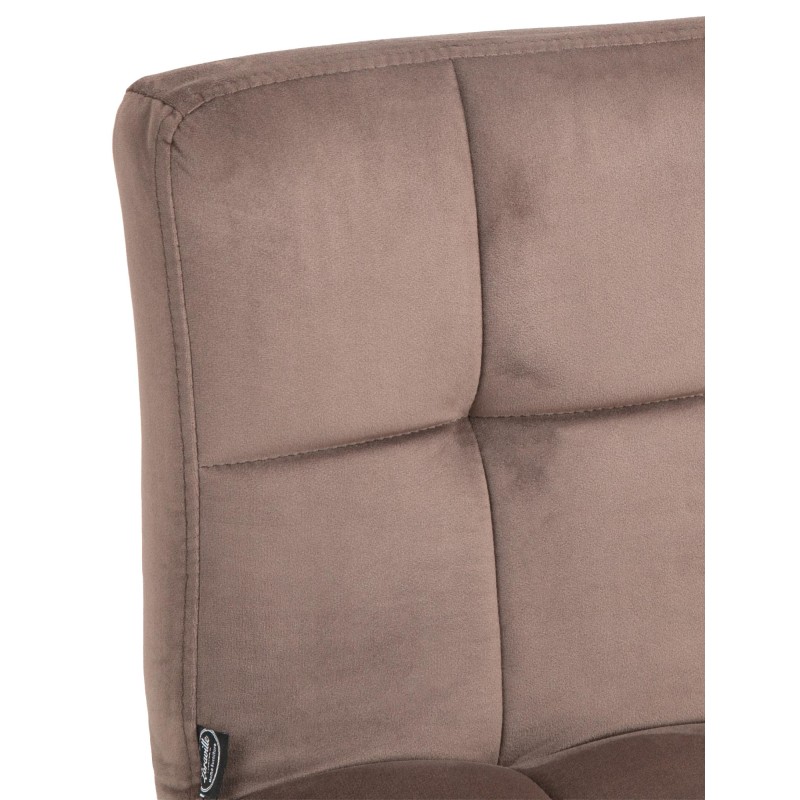 Moderni ja mukava korkeussäädettävä baarijakkara samettiverhoilulla