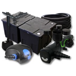 SunSun lampisuodatinsetti: CBF-350B 60000 l, CTF-12000 pumppu 12000 l/h, CUV-272 72 W, CSP-250 skimmer