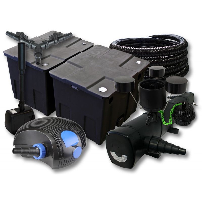 SunSun lampisuodatinsetti: CBF-350B 60000 l, CTF-12000 pumppu 12000 l/h, CUV-272 72 W, CSP-250 skimmer