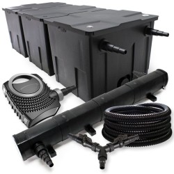SunSun lampisuodatinsetti CBF 350C 90000 l NEO 10000 pumppu 10000 l h CUV 272 UVC selkeytin 72 W 25 m letku