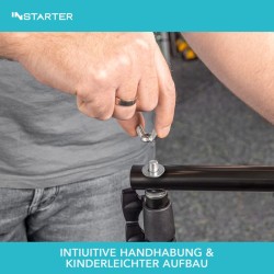 Instarter Taustajärjestelmä 1,55–3,05 m, 3 polyesteritaustaa (vihreä, valkoinen, musta)