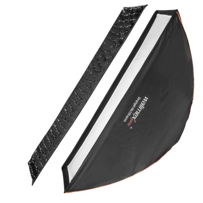 Walimex pro Studio Line Striplight-softbox 40 x 120 cm, Elinchrom-adapterilla
