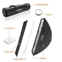Walimex pro Studio Line Striplight-softbox 40 x 120 cm, Elinchrom-adapterilla