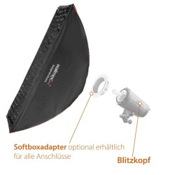 Walimex pro Studio Line Striplight-softbox 40 x 120 cm, Elinchrom-adapterilla
