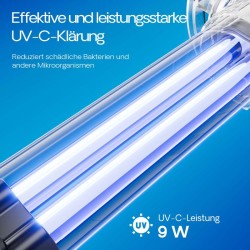 SunSun CUP-359 lampupumppu, biofiltteri ja UVC-selkeytin 2000 l/h 45W