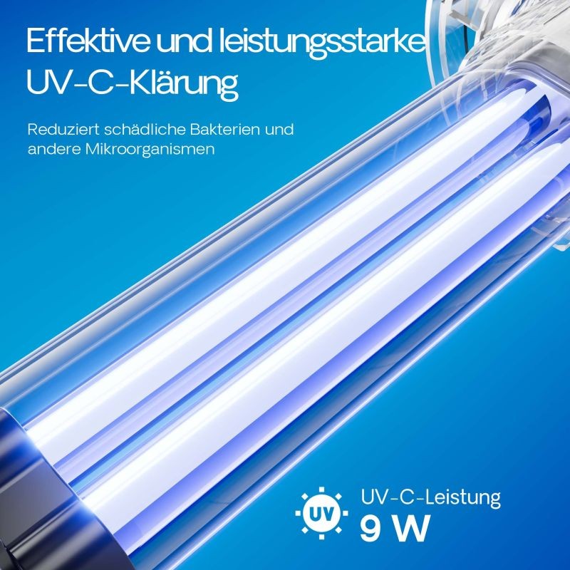 SunSun CUP-359 lampupumppu, biofiltteri ja UVC-selkeytin 2000 l/h 45W