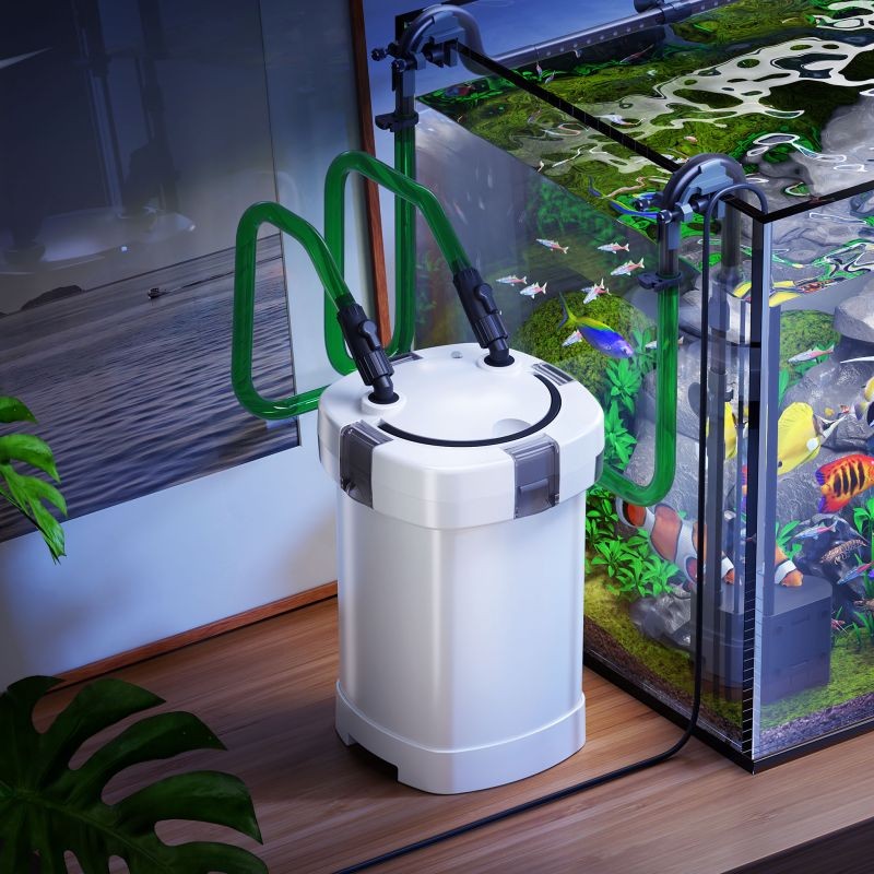 SunSun HW-505A akvaarion ulkofilteri 800 l/h 15 W 4-vaiheinen 9 l