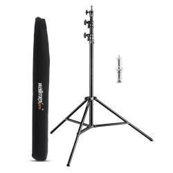 Walimex pro AIR 290 Deluxe valojalka, max. korkeus 290 cm, ilmapuskuri, 7 kg kantavuus, alumiini