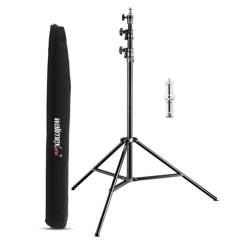 Walimex pro AIR 290 Deluxe valojalka, max. korkeus 290 cm, ilmapuskuri, 7 kg kantavuus, alumiini