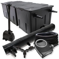 SunSun lampisetti CBF 350C suodatin 90000 l CTF 8000 pumppu 8000 l h CUV 272 UVC puhdistin 72 W 25 m letku