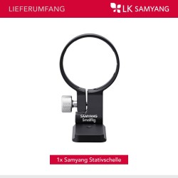 Samyang jalustakaulus Sony E-mount AF- ja MF-objektiiveille, Arca-Swiss