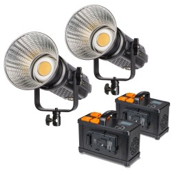 Walimex pro Niova 350 Plus Daylight LED studiovalaisinsetti 2 kpl 350 W Bowens liitäntä