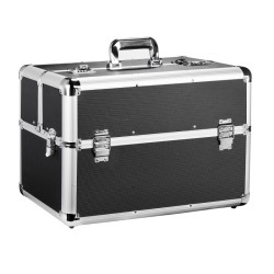 Mantona Alumiinilaukku kuvauskalustolle DSLR DSLM 4 6 objektiivia numerolukko musta 520 x 260 x 320 mm