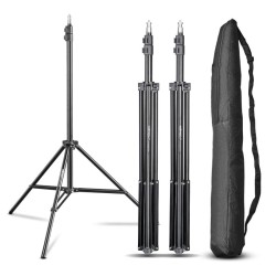 Walimex pro WT 803 valojalkasetti 3 kpl alumiini korkeus 208 cm max kantavuus 3 5 kg