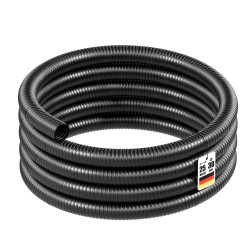 Lampiletku 38 mm 25 m musta valonläpäisemätön imu ja paineletku