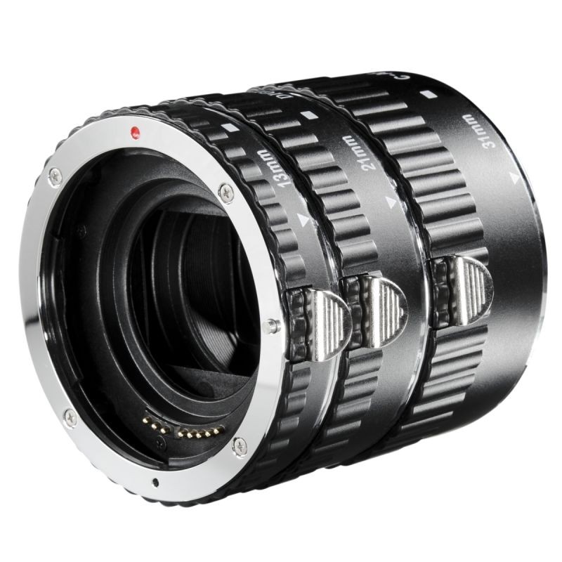 Walimex Canon EF makrovälirenassarja 13 mm, 21 mm, 31 mm, automaattitarkennus