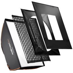 Walimex pro Softbox PLUS Orange Line 75 x 150 cm 360 kääntyvä valokuvaukseen ja videoon