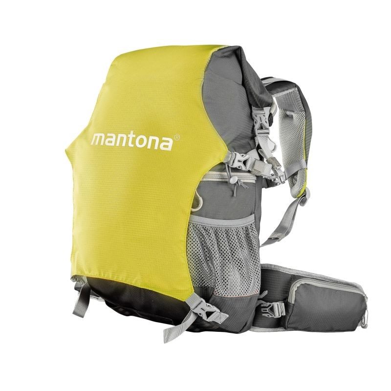 Mantona elementsPro 30 V2 kamerareppu, vihreä, 300 x 180 x 480 mm, DSLR- ja järjestelmäkameroille