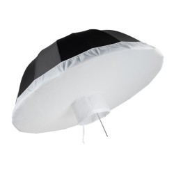 Walimex pro Parabolinen heijastinvarjo ja diffuusori setti 129 cm musta hopea