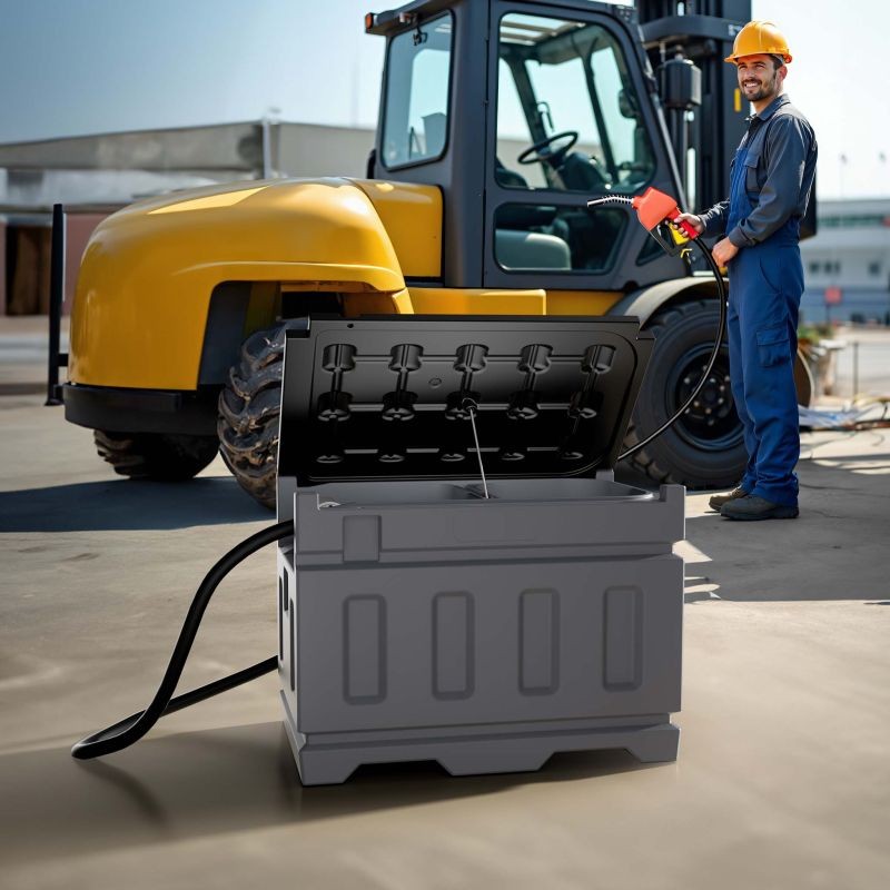 Siirrettävä diesel-tankkausyksikkö 180 l, 12 V pumppu