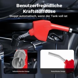 Siirrettävä diesel-tankkausyksikkö 180 l, 12 V pumppu