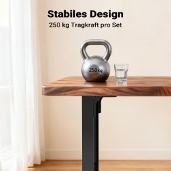 Pöydänjalat terästä, hopea, 600 x 240 x 720 mm, 2 kpl