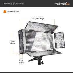 Walimex pro LED 500 LED-paneelivalaisin 30 W, päivänvalo, videokuvaus