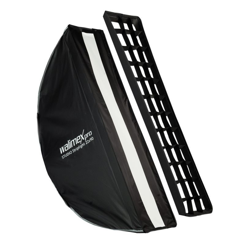 Walimex pro Striplight Softbox 22 x 90 cm, kenno, maski, Bowens-adapteri ja kuljetuslaukku
