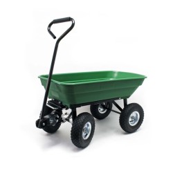 Puutarhakärry kippitoiminnolla, 50 l, 200 kg, vihreä