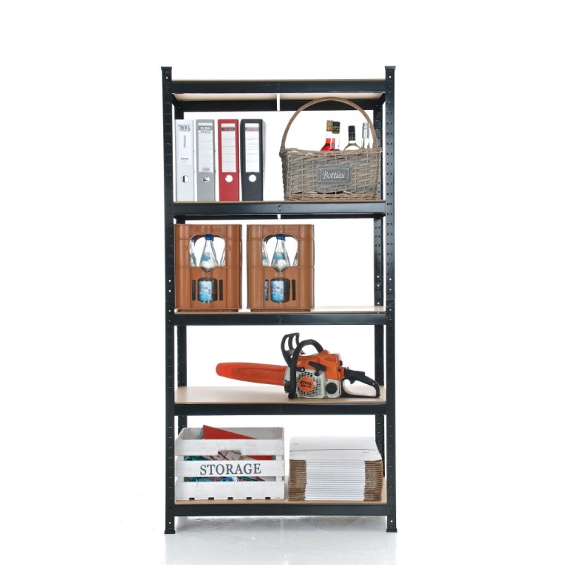 Metallinen säädettävä hyllyjärjestelmä kestävällä rakenteella ja monipuolisilla käyttömahdollisuuksilla
